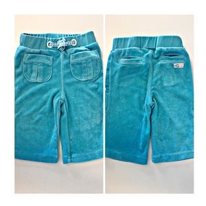 Velour baby pants